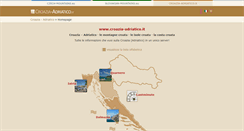 Desktop Screenshot of croazia-adriatico.it