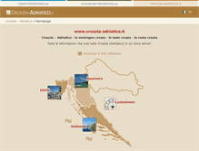 Tablet Screenshot of croazia-adriatico.it